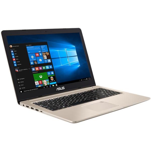 Laptop Asus VivoBook Pro 15 N580VD, Intel Core i7-7700HQ, 8 GB, 1 TB, Endless OS, Auriu