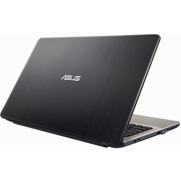 Laptop Asus A541NA, Intel Celeron N3350, 4 GB, 500 GB, Microsoft Windows 10 Home, Negru / Maro