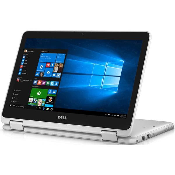 Laptop Dell Inspiron 3168 (seria 3000), Intel Pentium N3710, 4 GB, 128 GB SSD, Microsoft Windows 10 Home, Alb