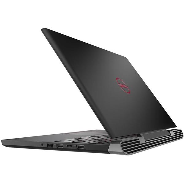 Laptop Dell Inspiron 7577 (seria 7000), Intel Core i5-7300HQ, 8 GB, 1 TB + 8 GB SSH, Linux, Negru