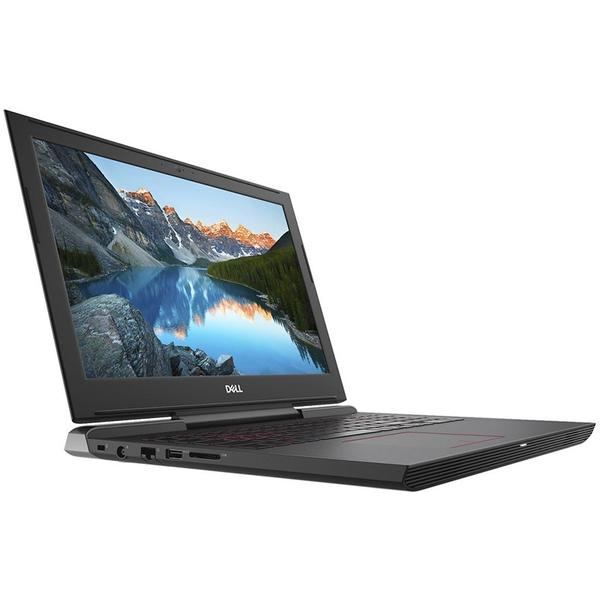Laptop Dell Inspiron 7577 (seria 7000), Intel Core i7-7700HQ, 16 GB, 1 TB + 256 GB SSD, Linux, Negru