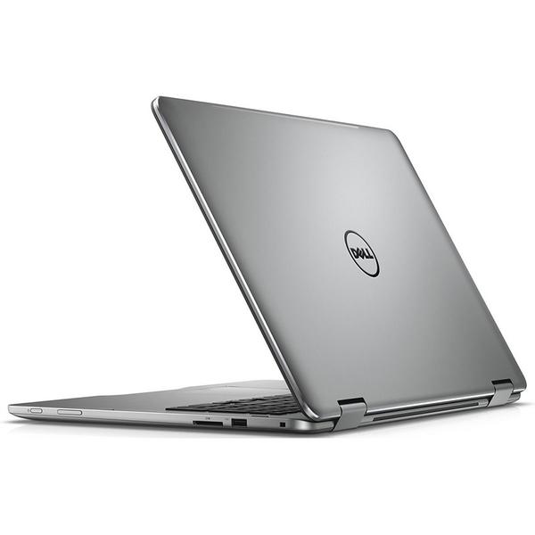 Laptop Dell Inspiron 7773 (seria 7000), Intel Core i7-8550U, 16 GB, 512 GB SSD, Microsoft Windows 10 Home, Argintiu
