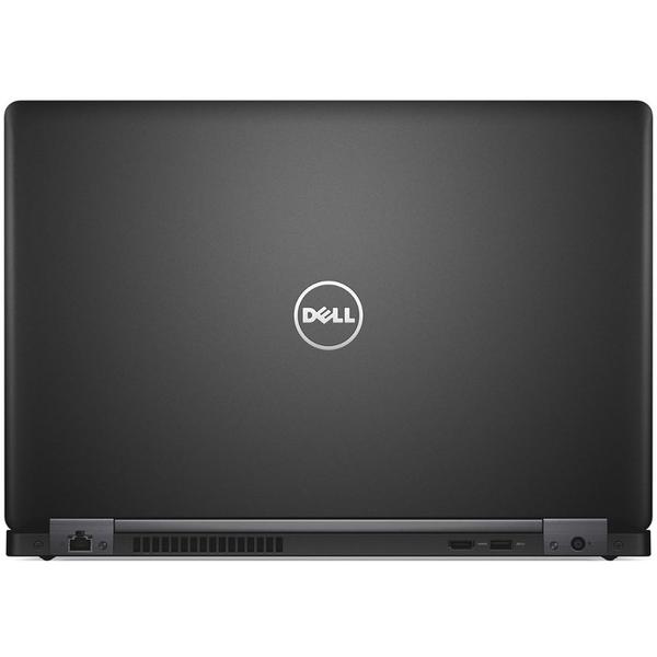 Laptop Dell Latitude 5580 (seria 5000), Intel Core i5-7440HQ, 8 GB, 256 GB SSD, Linux, Negru