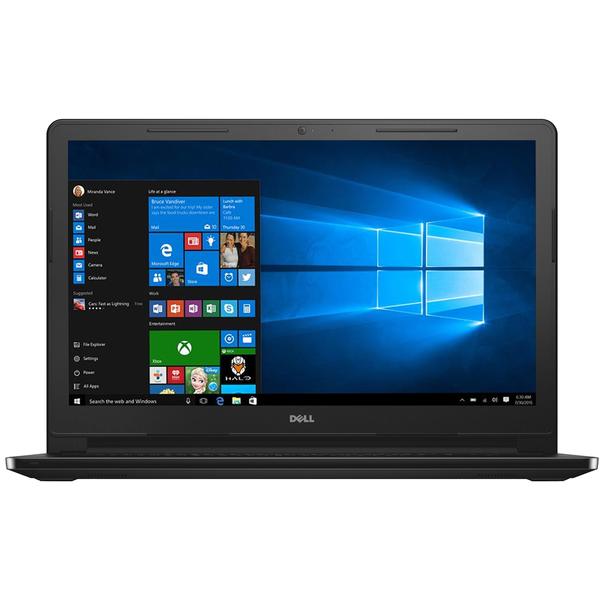 Laptop Dell Vostro 3568 (seria 3000), HD, Intel Core i3-6006U, 4 GB, 1 TB, Microsoft Windows 10 Pro, Negru
