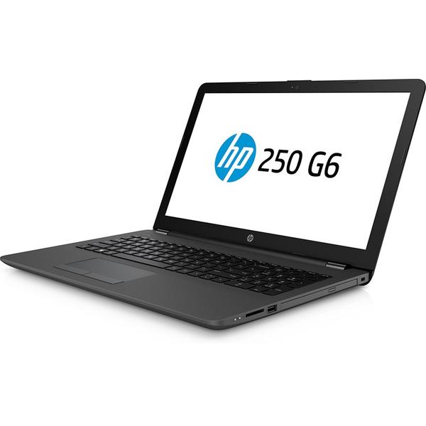Laptop HP 250 G6, Intel Core i3-6006U, 4 GB DDR4, 256 GB SSD, Free DOS, Negru