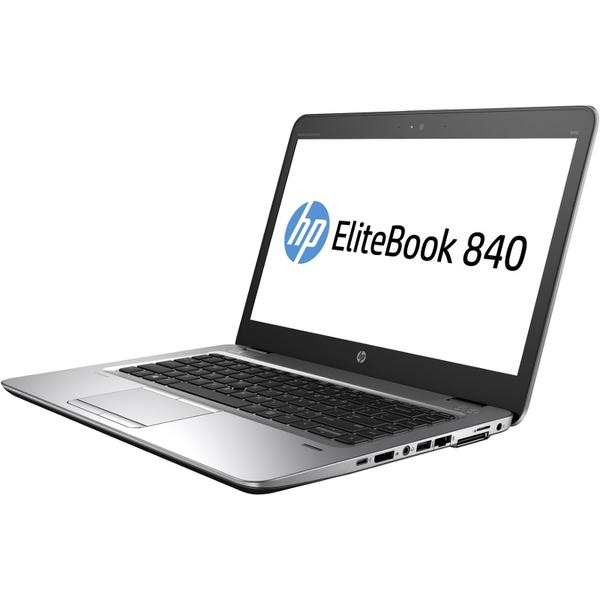 Laptop HP EliteBook 840 G4, Intel Core i7-7500U, 8 GB, 256 GB SSD, Microsoft Windows 10 Pro, Argintiu