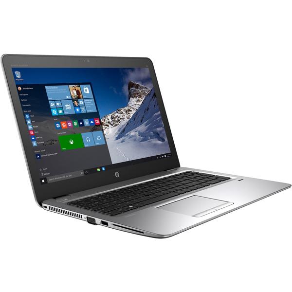 Laptop HP EliteBook 850 G4, Intel Core i7-7500U, 8 GB, 256 GB SSD, Microsoft Windows 10 Pro, Argintiu