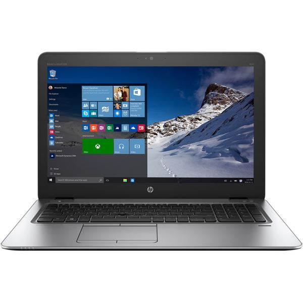 Laptop HP EliteBook 850 G4, Intel Core i7-7500U, 8 GB, 256 GB SSD, Microsoft Windows 10 Pro, Argintiu