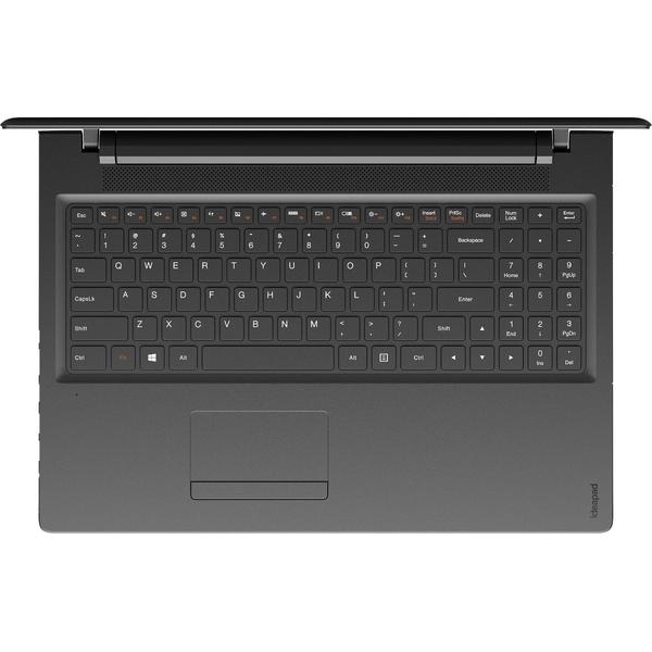 Laptop Lenovo IdeaPad 100 BD, HD, Intel Core i3-5005U, 4 GB, 1 TB, Free DOS, Negru