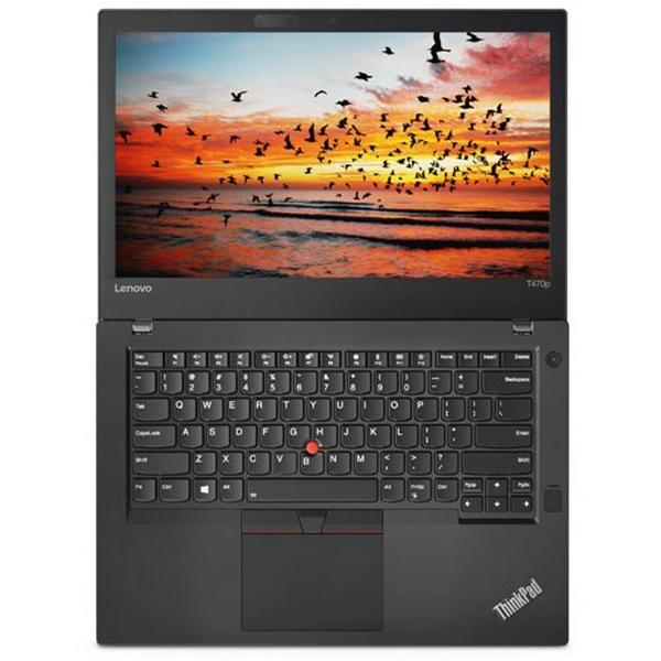 Laptop Lenovo ThinkPad T470p, Intel Core i7-7700HQ, 8 GB, 256 GB SSD, Microsoft Windows 10 Pro, Negru