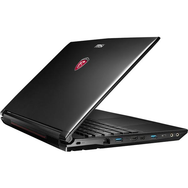 Laptop MSI GL62VR 7RFX, Intel Core i7-7700HQ, 8 GB, 1 TB + 256 GB SSD, Microsoft Windows 10 Home, Negru