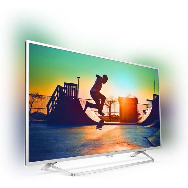 Televizor Philips PUS6412/12, Smart TV, 139 cm, 4K UHD, Argintiu