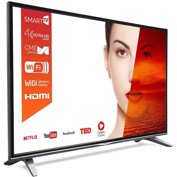 Televizor Horizon 43HL7510U, Smart TV, 109 cm, 4K UHD, Negru / Argintiu