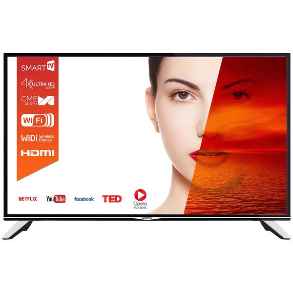 Televizor Horizon HL7510U, Smart TV, 124 cm, 4K UHD, Negru / Argintiu
