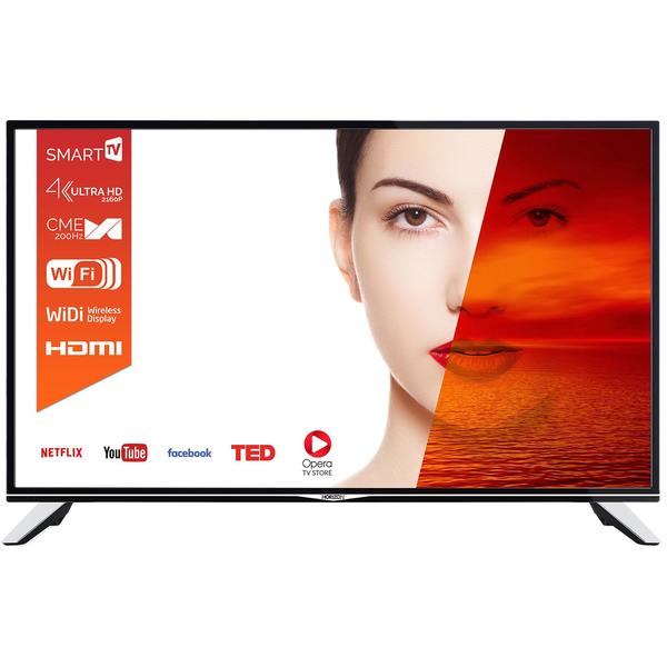 Televizor Horizon HL7510U, Smart TV, 140 cm, 4K UHD, Negru / Argintiu