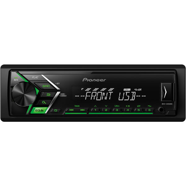 Player auto Pioneer MVH-S100UBG, 4 x 50 W, USB, AUX, RCA