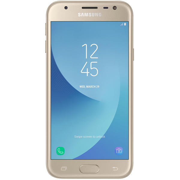 Telefon mobil Samsung Galaxy J3 (2017), Dual SIM, 16GB, 4G, Gold
