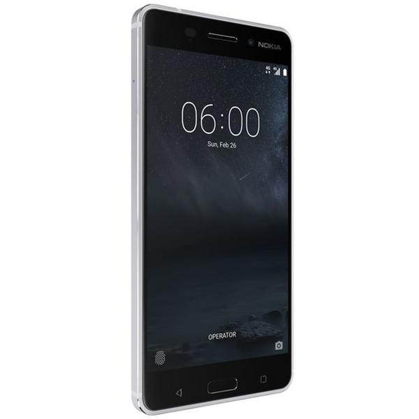 Telefon mobil Nokia 6, 5.5 inch, 3 GB RAM, 32 GB, Argintiu