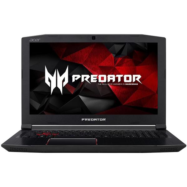 Laptop Acer Predator Helios 300, Intel Core i7-7700HQ, 8 GB, 256 GB SSD, Linux, Negru