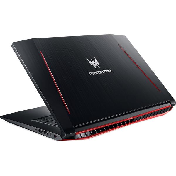 Laptop Acer Predator Helios 300, FHD, Intel Core i7-7700HQ, 8 GB, 256 GB SSD, Linux, Negru