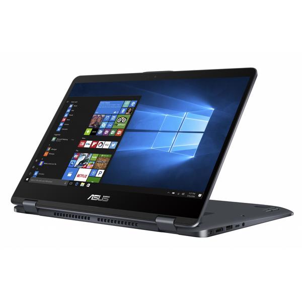 Laptop Asus VivoBook Flip 14 TP410UA, Intel Core i5-8250U, 4 GB, 1 TB, Microsoft Windows 10 Home, Gri