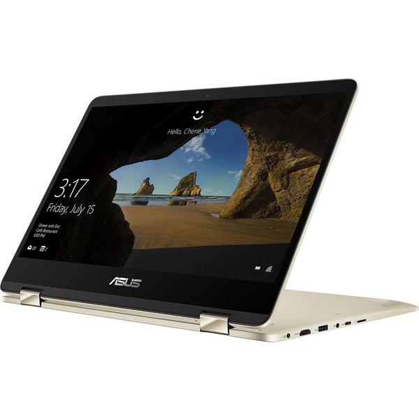 Laptop Asus ZenBook Flip UX461UA, Intel Core i7-8550U, 8 GB, 256 GB SSD, Microsoft Windows 10 Home, Auriu
