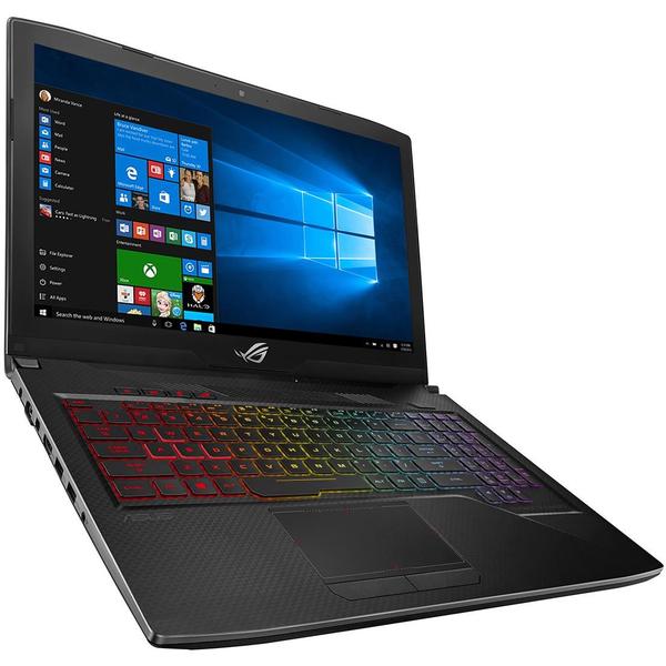 Laptop Asus ROG GL503VS, Intel Core i7-7700HQ, 32 GB, 1 TB + 8 GB SSH + 256 GB SSD, Microsoft Windows 10 Pro, Negru
