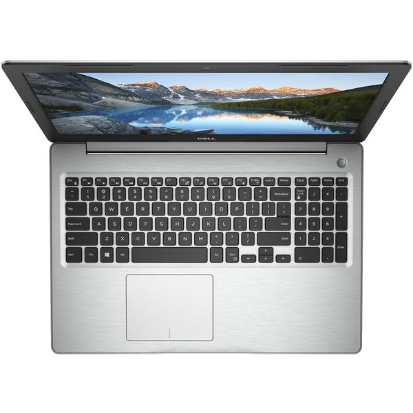 Laptop Dell Inspiron 5570 (seria 5000), Intel Core i7-8550U, 16 GB, 2 TB + 256 GB SSD, Linux, Argintiu