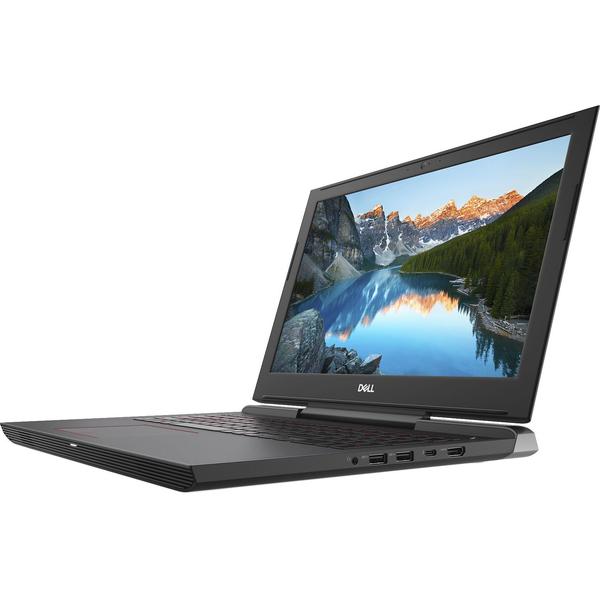 Laptop Dell Inspiron 7577 (seria 7000), Intel Core i7-7700HQ, 16 GB, 1 TB + 128 GB SSD, Microsoft Windows 10 Home, Negru