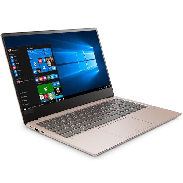 Laptop Lenovo IdeaPad 720S-13IKB, Intel Core i7-8550U, 8 GB, 256 GB SSD, Microsoft Windows 10 Home, Auriu