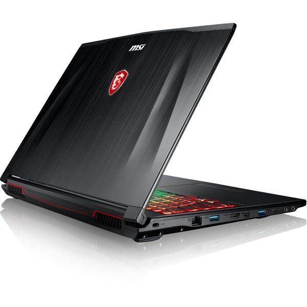 Laptop MSI GP62MVR 7RFX Leopard Pro, Intel Core i7-7700HQ, 16 GB, 1 TB + 128 GB SSD, Free DOS, Negru
