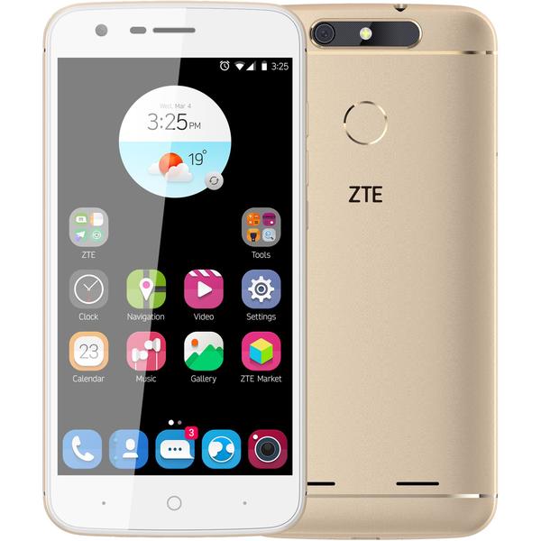 Telefon mobil ZTE Blade V8 Lite, 5.0 inch, 2 GB RAM, 16 GB, Auriu