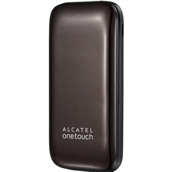 Telefon mobil Alcatel 1035D, 1.8 inch. Dual SIM, Negru / Maro
