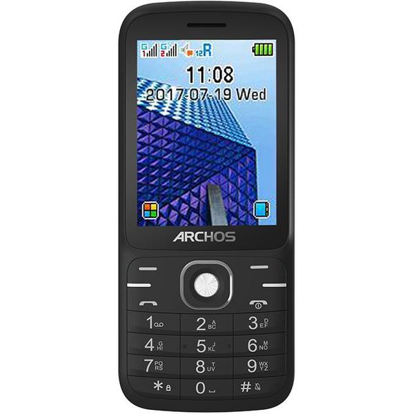 Telefon mobil Archos Access 28F, 2.8 inch, Dual SIM, Negru