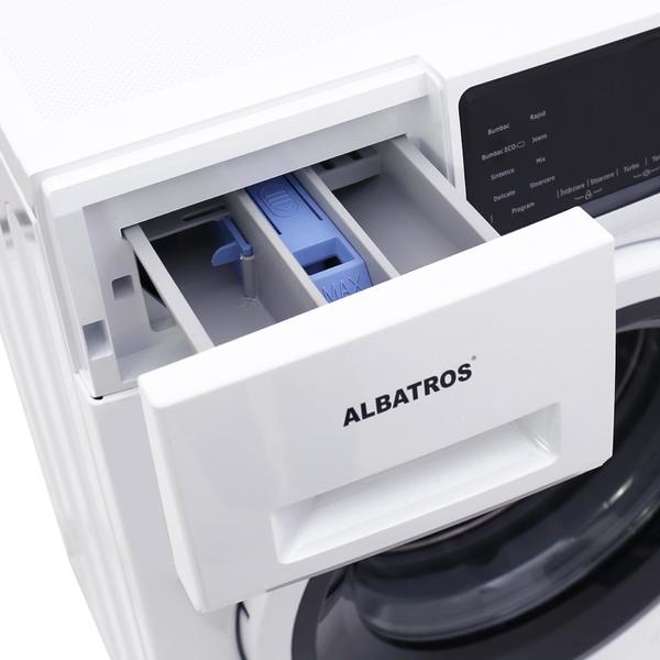 Masina de spalat rufe Albatros AWM1482A+++, 1400 RPM, 8 Kg, Clasa A+++, LCD, Alb