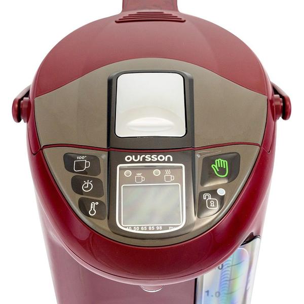 Fierbator Oursson TP3310PD, Fierbator + Termos electric, 750 W, 3.3 l, Visiniu
