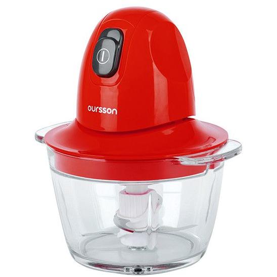 Tocator Oursson CH3010, 300 W, 0.8 l, Rosu