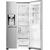Side by side LG GSX961NSAZ, No Frost, InstaView, Door in Door, 601 l, Dispenser apa, Argintiu