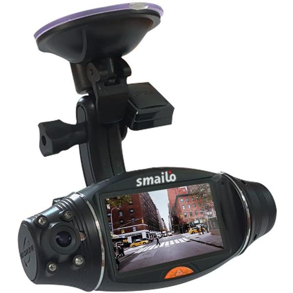 Camera auto Smailo StreetView, VGA, 2.7 inch, Negru