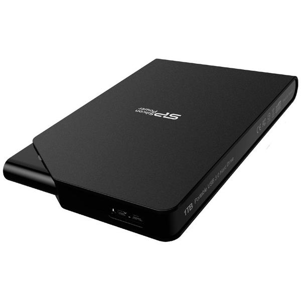 Hard Disk extern Silicon Power Stream S03, 1 TB, 2.5 inch, USB 3.0, Negru