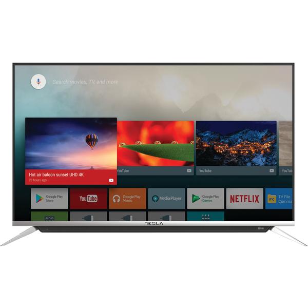 Televizor Tesla 49S901SUS, Smart TV, 124 cm, 4K UHD, Negru / Argintiu