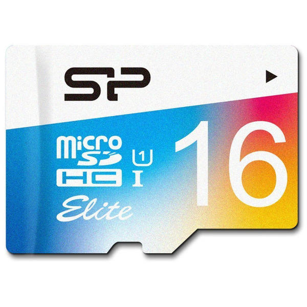 Card de memorie Silicon Power SP016GBSTHBU1V20SP, Micro SDHC, 16 GB, Clasa 10 + Adaptor SD