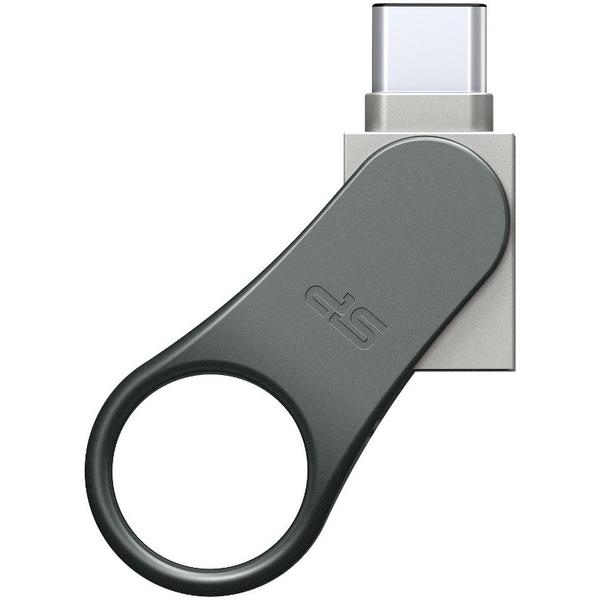Memory stick Silicon Power Mobile C80, 16 GB, USB 3.0 Tip-C, Argintiu