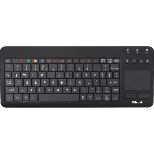Tastatura Trust Sento, Wireless, TouchPad, Negru