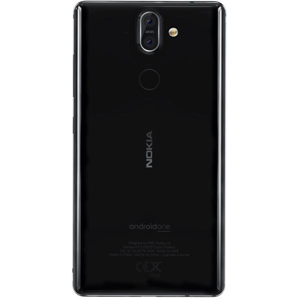 Telefon mobil Nokia 8 Sirocco, 5.5 inch, 6 GB RAM, 128 GB, Negru