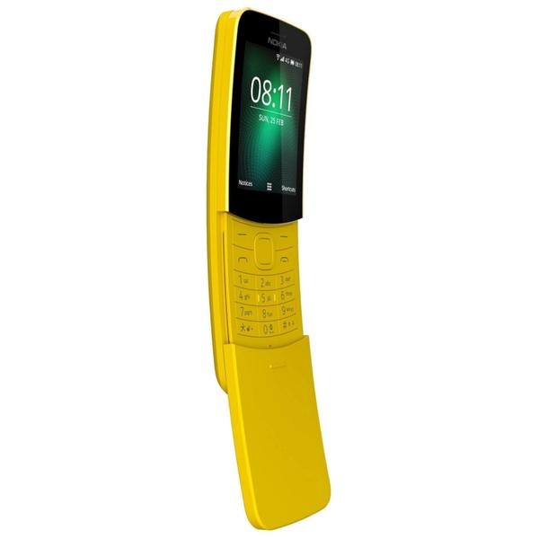 Telefon mobil Nokia 8110, 2.4 inch, Dual SIM, Galben