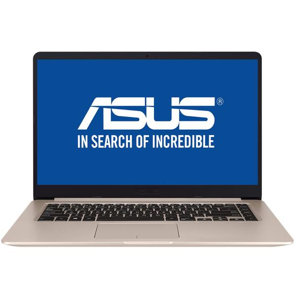 Laptop Asus VivoBook S15 S510UF, Intel Core i7-8550U, 8 GB, 1 TB, Endless OS, Auriu