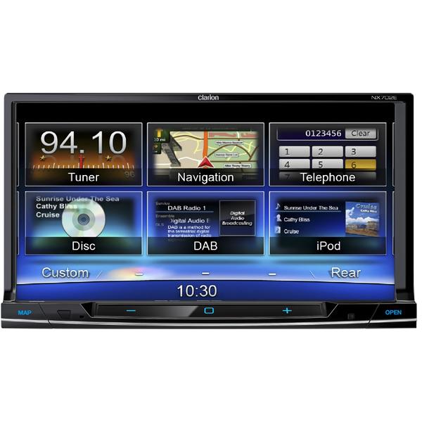 Sistem multimedia auto Clarion NX-702E, 7 inch, 4 x 50 W, Bluetooth