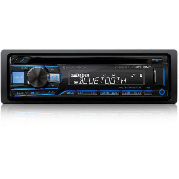 Player auto Alpine CDE-203BT, 4 x 50 W, USB, AUX, Bluetooth
