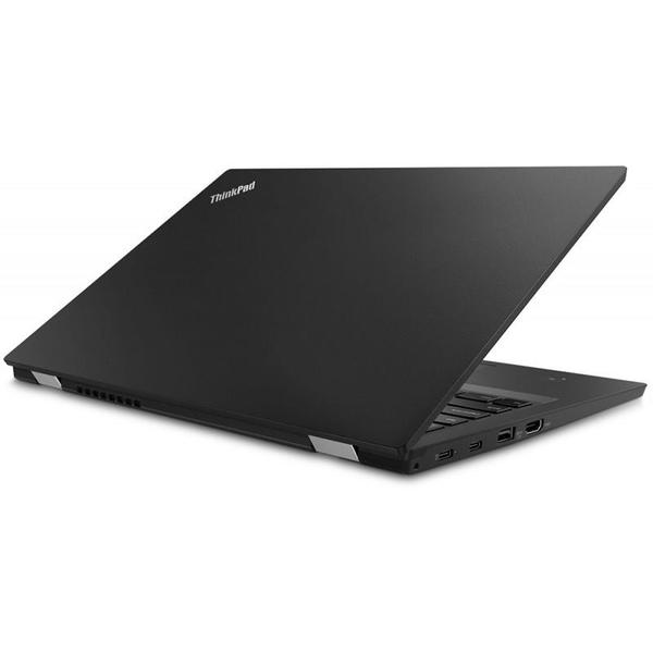 Laptop Lenovo Ultraportabil ThinkPad L380, Intel Core i5-8250U pana la 3.40 GHz, Kaby Lake R, 13.3 inch, Full HD, IPS, 8GB, 256GB SSD, Intel® UHD Graphics 620, Microsoft Windows 10 Pro, BlackPro, Black